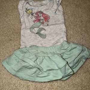 Disney Baby Mint Green Outfit